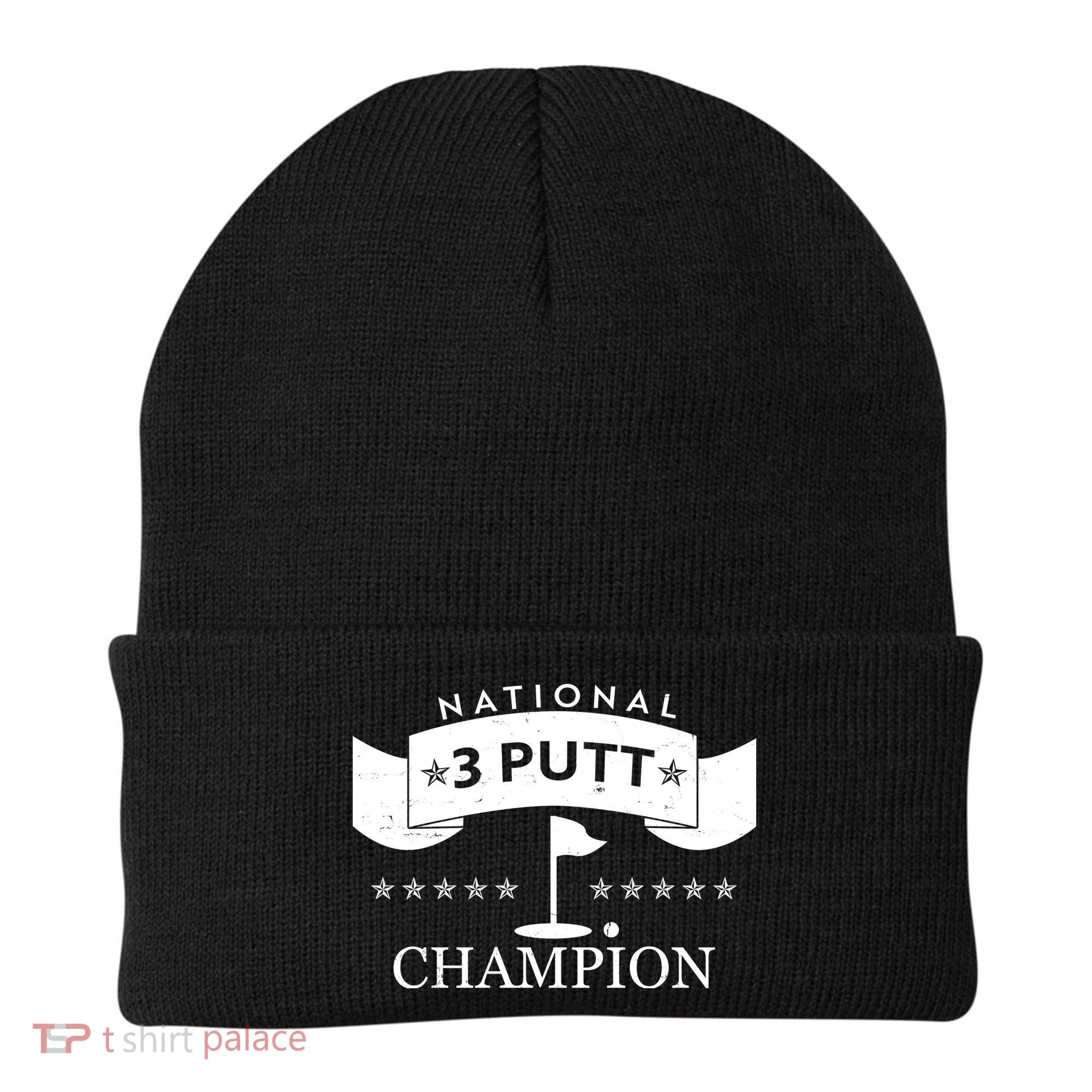 National 3 Putt Champion Golfing Beanie