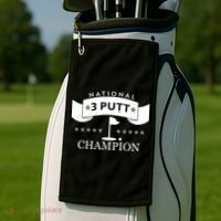 National 3 Putt Champion Golfing Golf Towel thumb 2