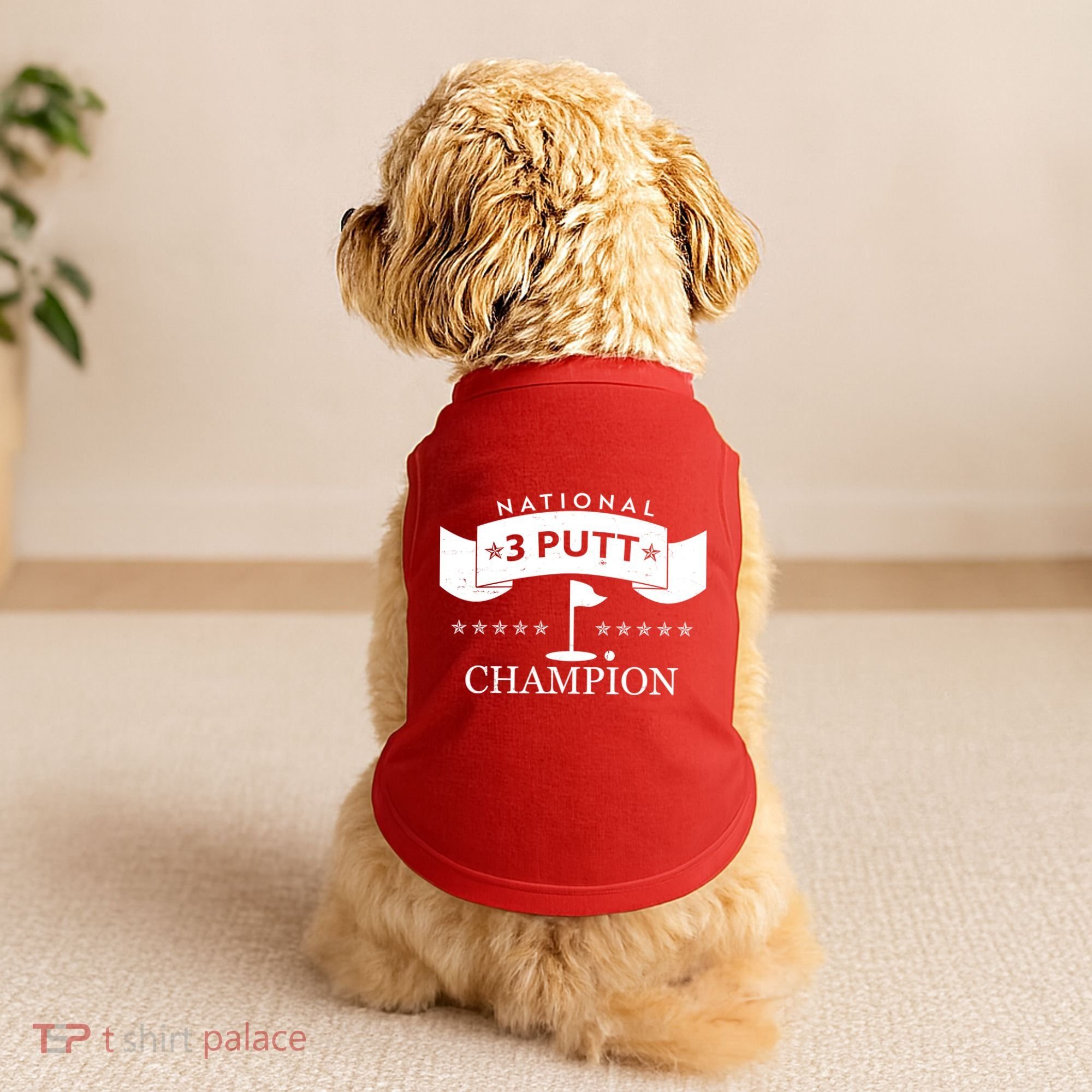 National 3 Putt Champion Golfing Doggie Tank