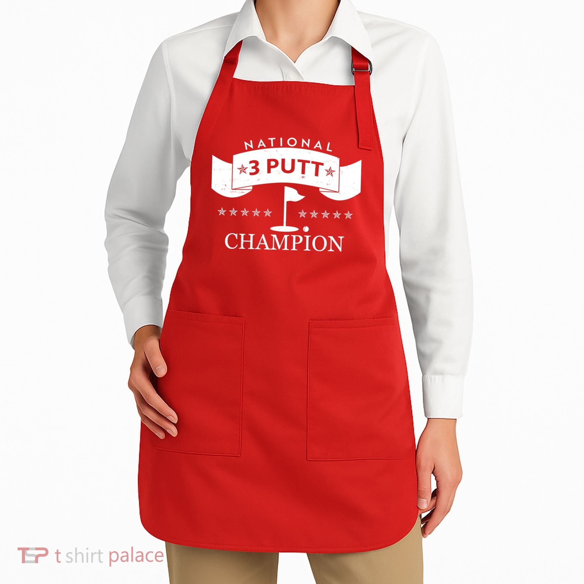 National 3 Putt Champion Golfing Apron