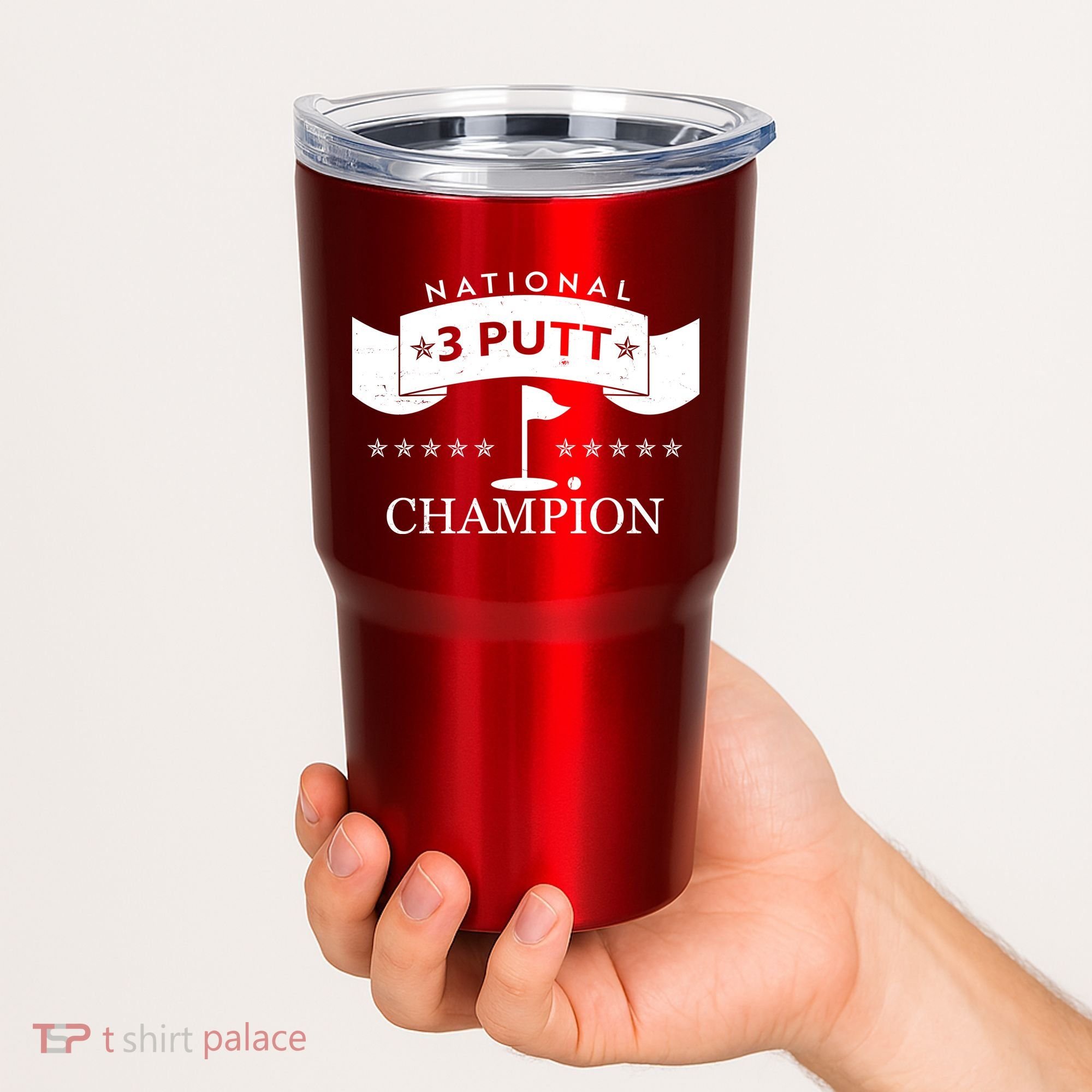 National 3 Putt Champion Golfing Tumbler