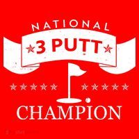 National 3 Putt Champion Golfing Mousepad thumb 1
