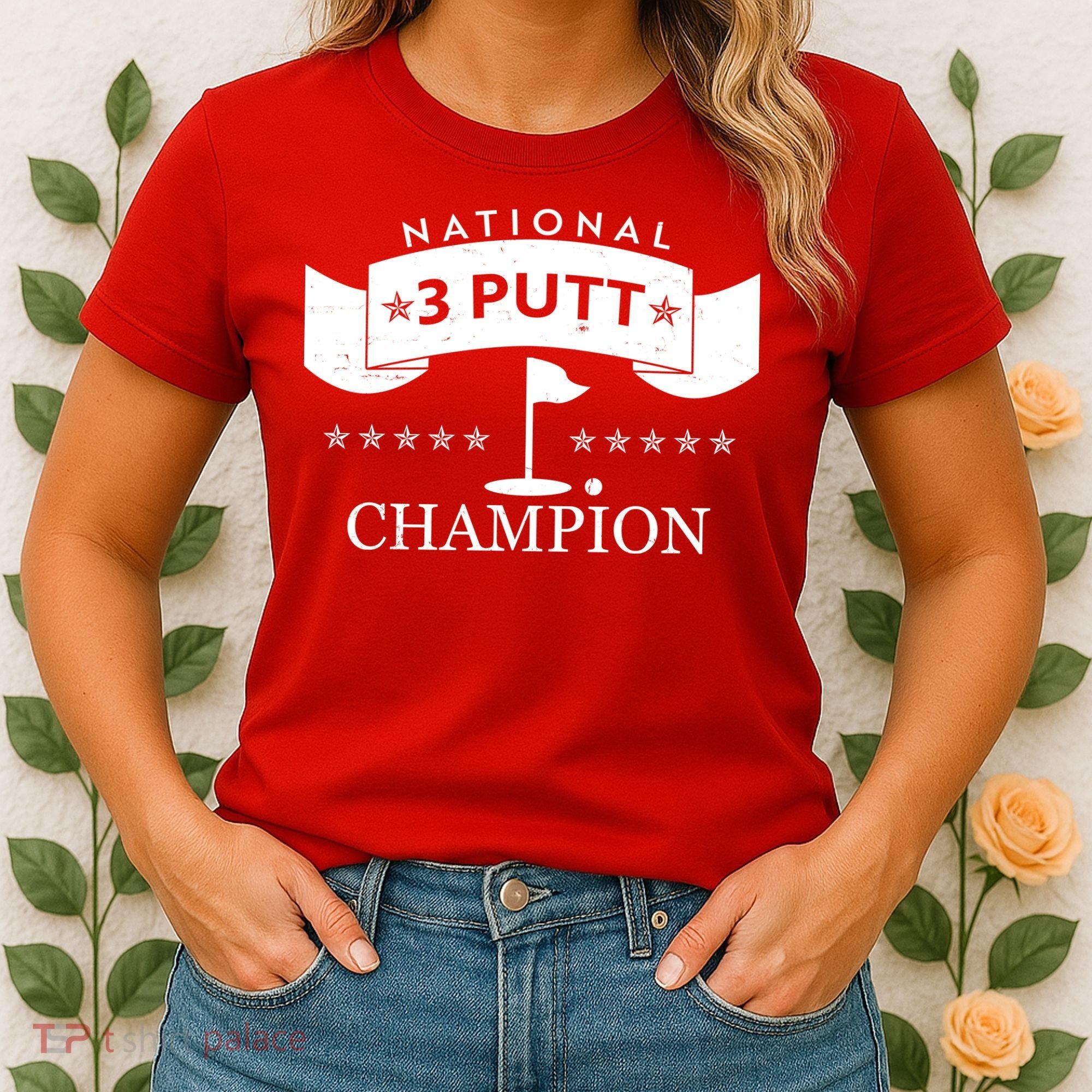 National 3 Putt Champion Golfing Women's T-Shirt