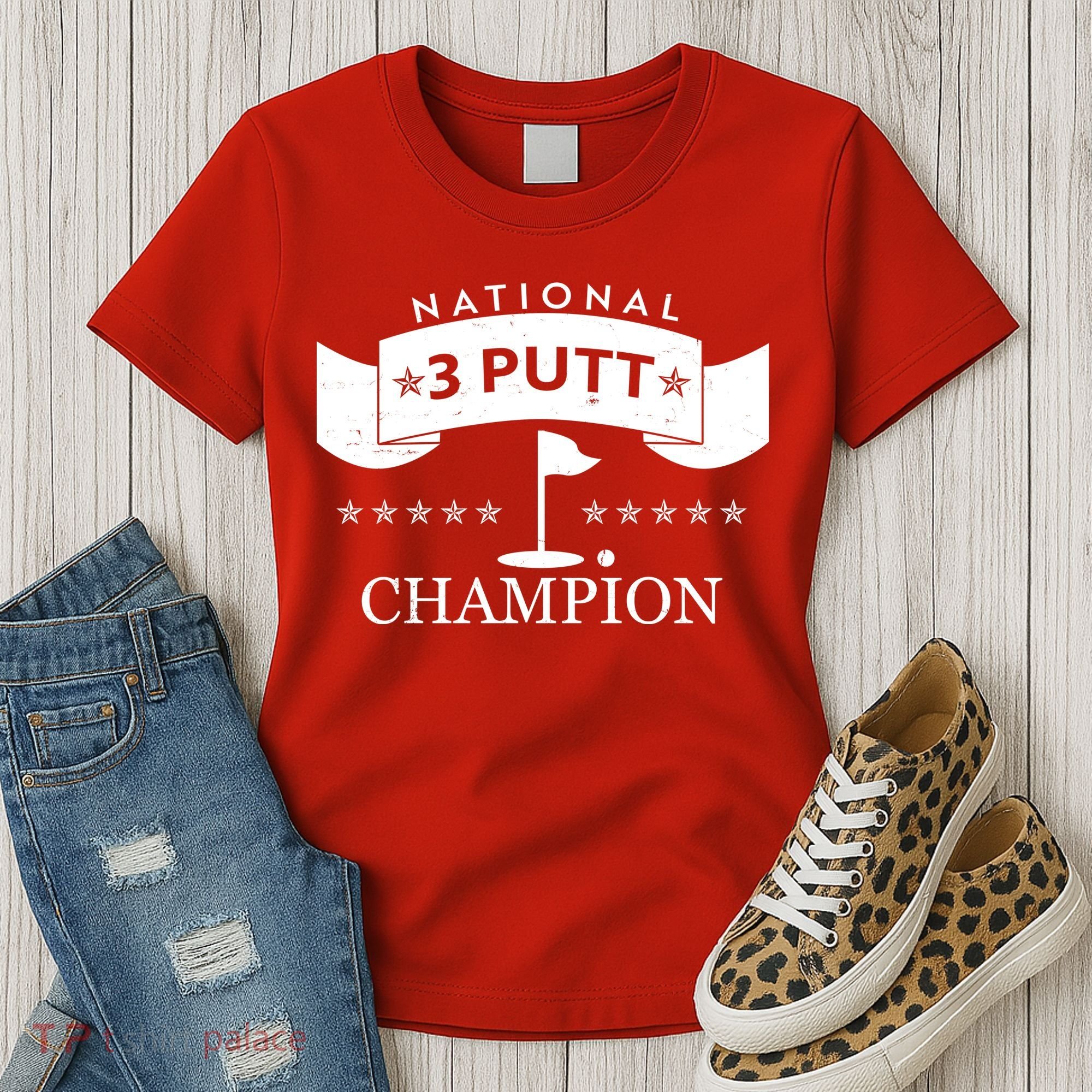 National 3 Putt Champion Golfing Women's T-Shirt