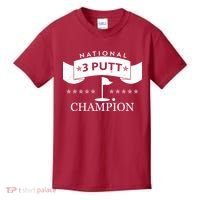 National 3 Putt Champion Golfing Kids T-Shirt thumb 0