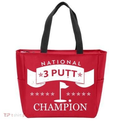 National 3 Putt Champion Golfing Tote Bag