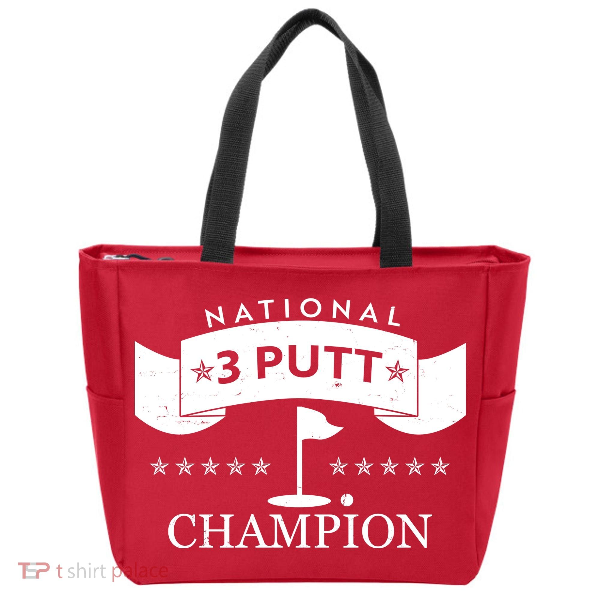 National 3 Putt Champion Golfing Tote Bag