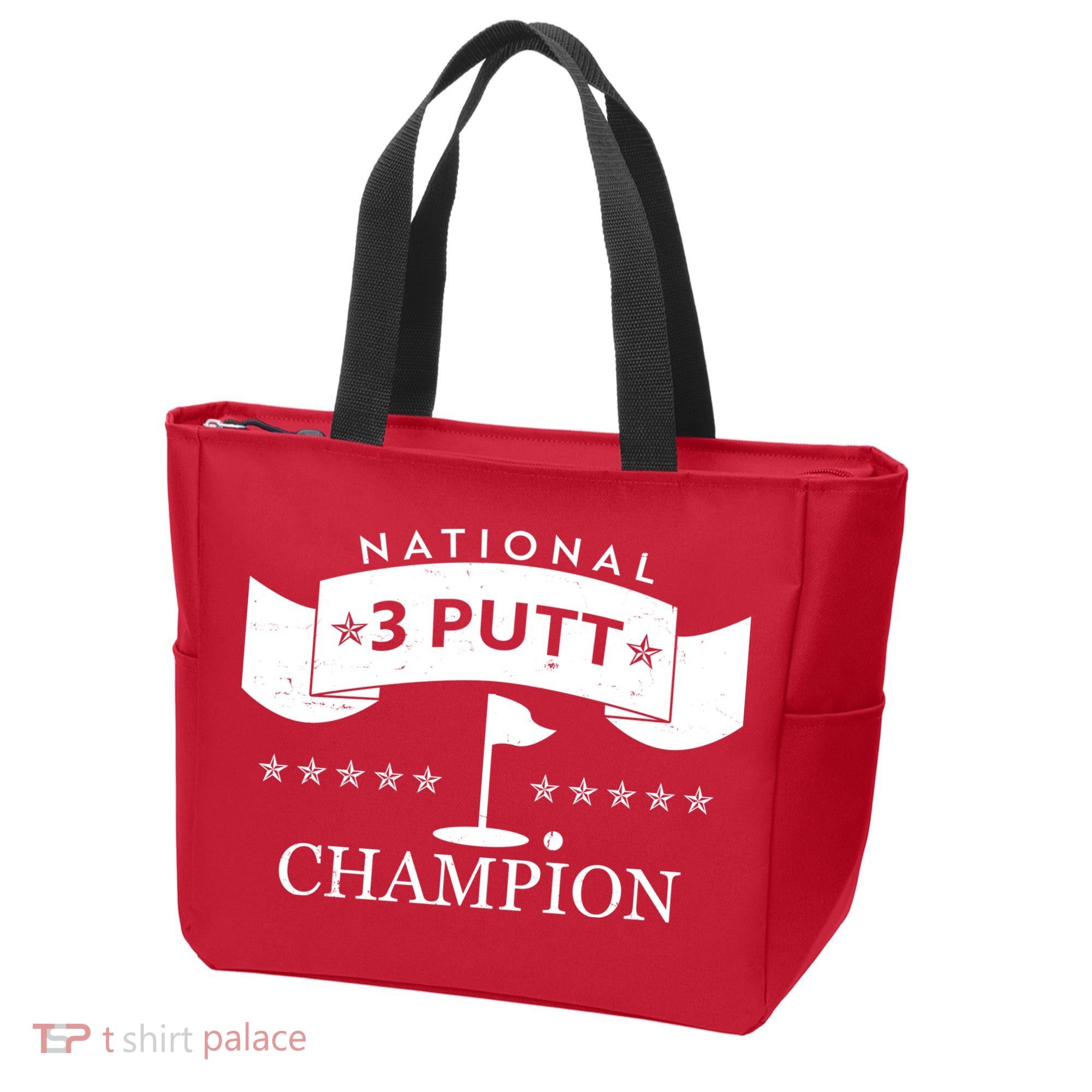National 3 Putt Champion Golfing Tote Bag