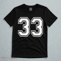 Number 33 Varsity Sports Team Jersey 33rd Birthday 33 Years T-Shirt thumb 5