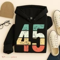 Number 45 Commemorating 45 Years Of Forever Hoodie thumb 4