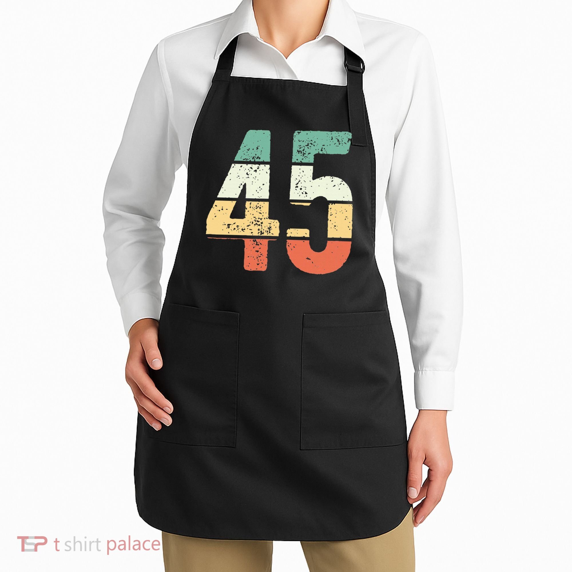 Number 45 Commemorating 45 Years Of Forever Apron