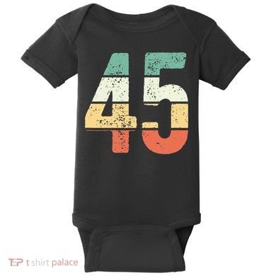 Number 45 Commemorating 45 Years Of Forever Baby Bodysuit