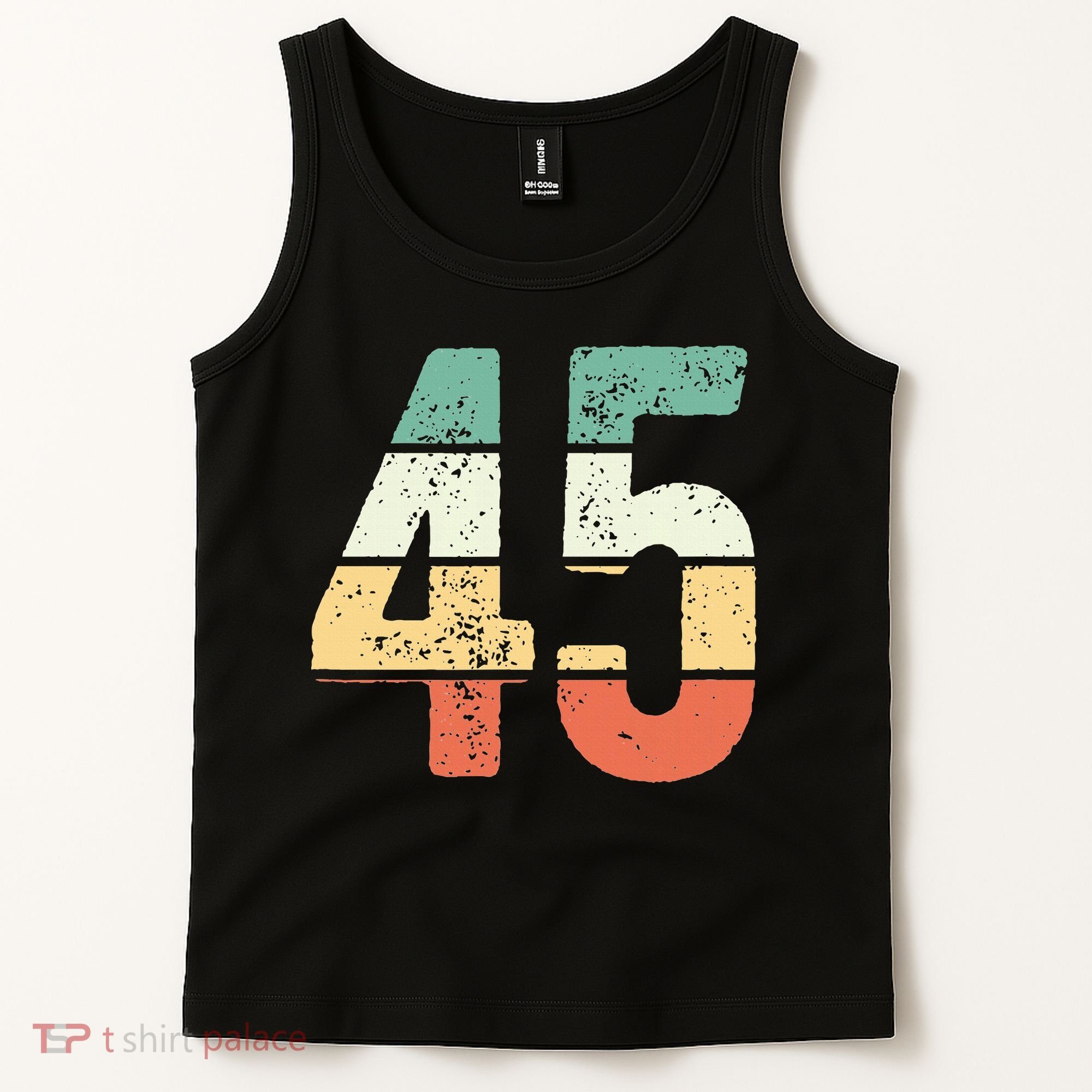Number 45 Commemorating 45 Years Of Forever Tank Top