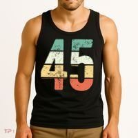 Number 45 Commemorating 45 Years Of Forever Tank Top thumb 3