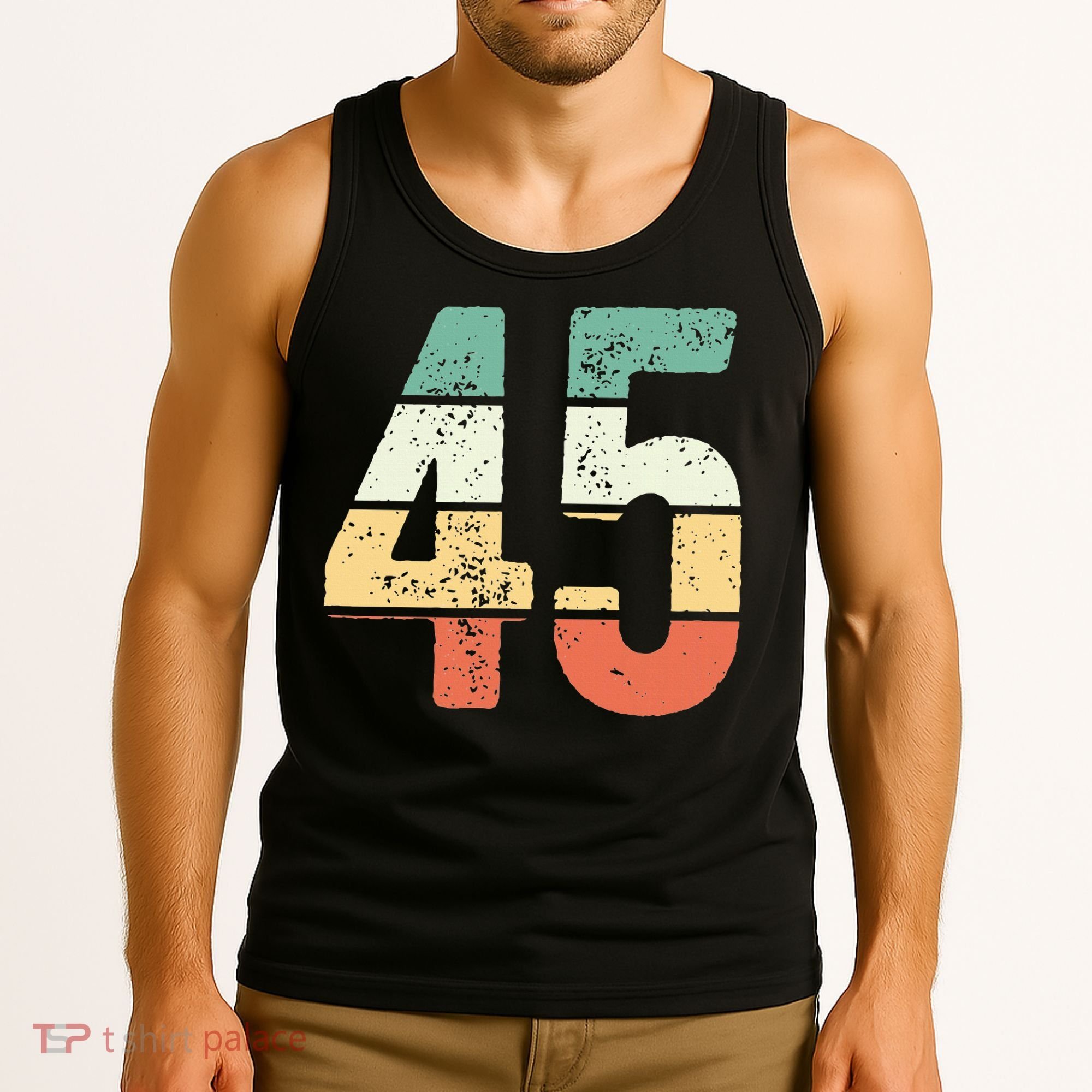 Number 45 Commemorating 45 Years Of Forever Tank Top