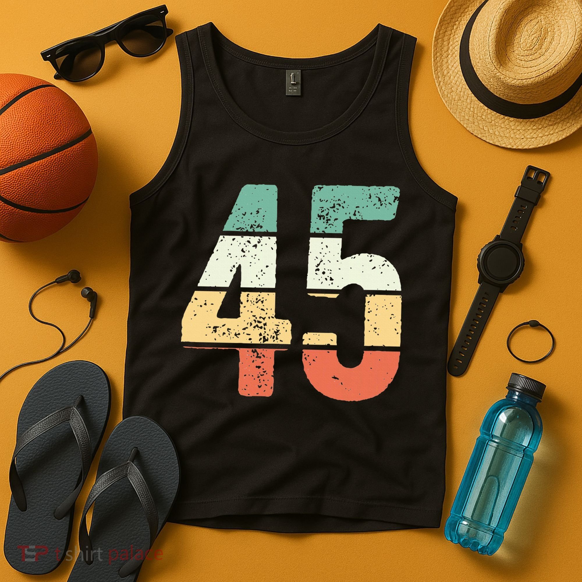 Number 45 Commemorating 45 Years Of Forever Tank Top