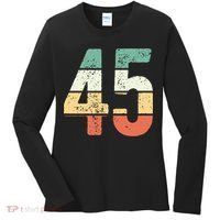 Number 45 Commemorating 45 Years Of Forever Women's Long Sleeve Shirt thumb 0