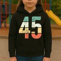 Number 45 Commemorating 45 Years Of Forever Kids Hoodie thumb 3