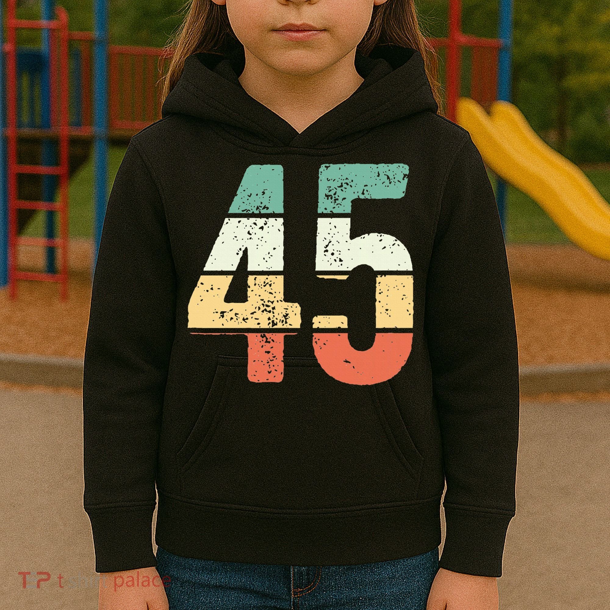 Number 45 Commemorating 45 Years Of Forever Kids Hoodie
