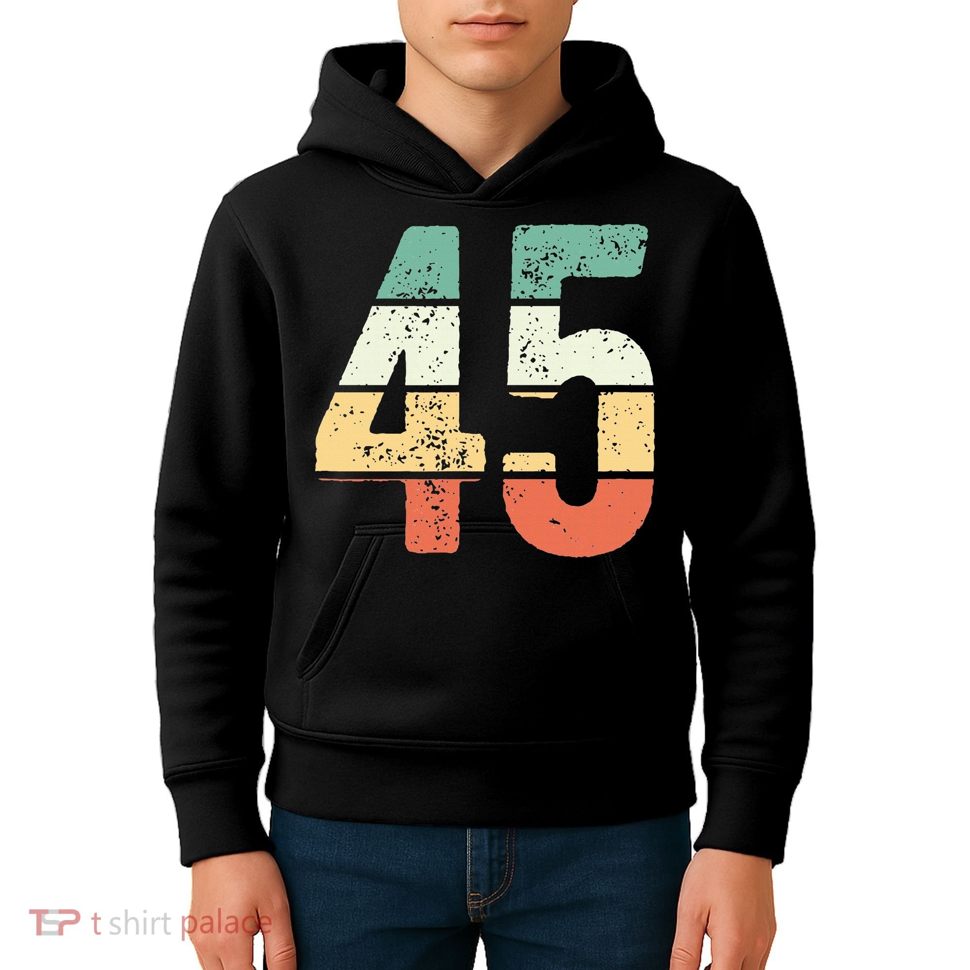Number 45 Commemorating 45 Years Of Forever Kids Hoodie