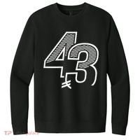 Number 43 Sports Jersey 43 Birthday (Frontback) V.I.T. Fleece Crew Sweatshirt thumb 0