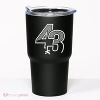 Number 43 Sports Jersey 43 Birthday (Frontback) Tumbler thumb 0