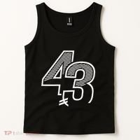 Number 43 Sports Jersey 43 Birthday (Frontback) Tank Top thumb 2