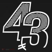 Number 43 Sports Jersey 43 Birthday (Frontback) Kids Sweatshirt thumb 2