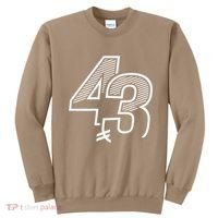 Number 43 Sports Jersey 43 Birthday (Frontback) Sweatshirt thumb 0