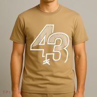 Number 43 Sports Jersey 43 Birthday (Frontback) T-Shirt thumb 3