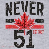 Never 51 Canada Is Not For Sale Est. 1867 Proud Canadian Women's Sweatshirt thumb 2