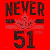 Never 51 Canada Is Not For Sale Est. 1867 Proud Canadian Santa Hat thumb 1