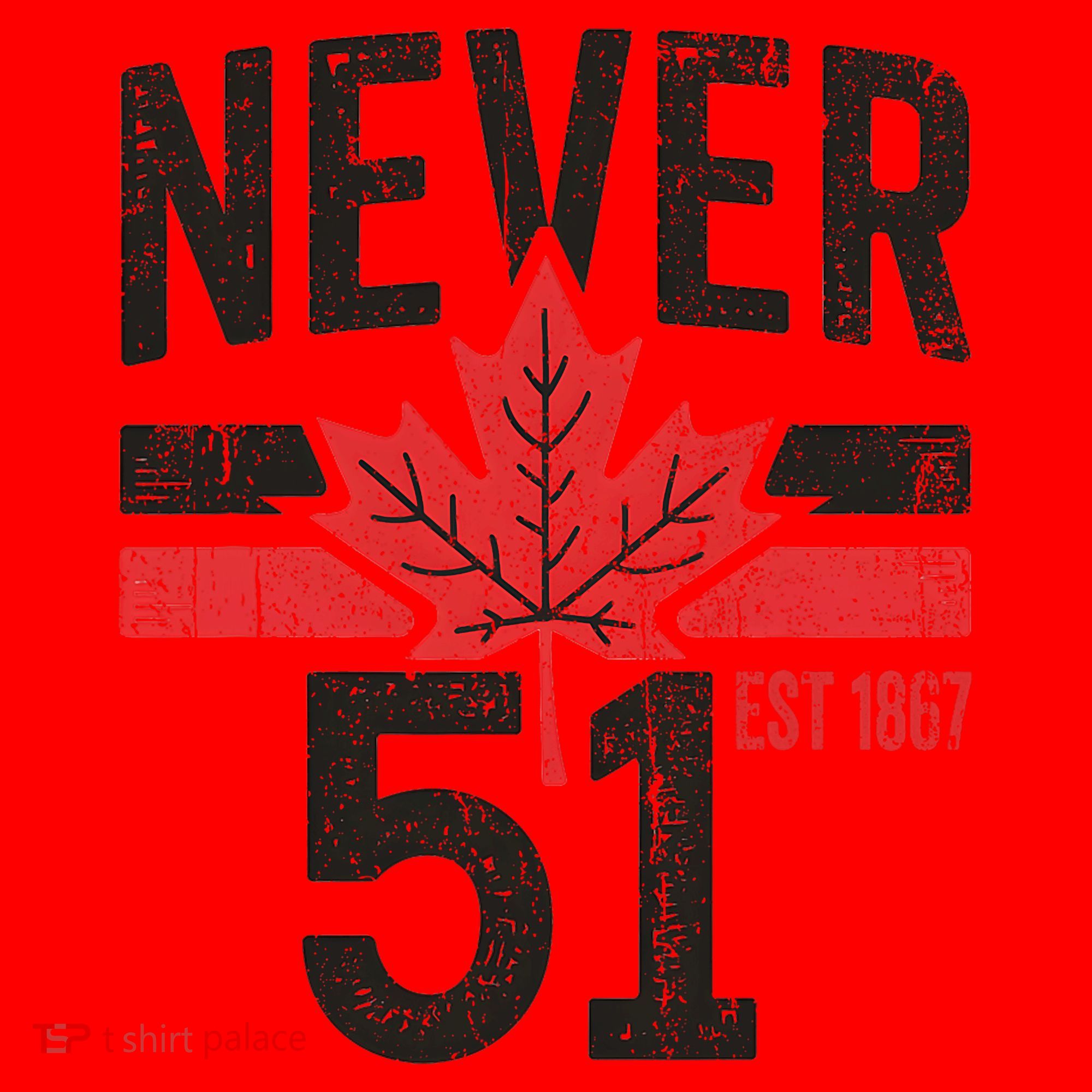 Never 51 Canada Is Not For Sale Est. 1867 Proud Canadian Santa Hat