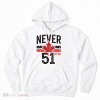 Never 51 Canada Is Not For Sale Est. 1867 Proud Canadian Hoodie thumb 0
