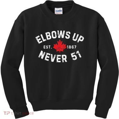 Never 51 Canada Kids Sweatshirt