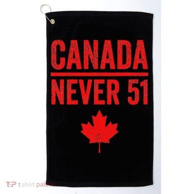 Never 51 Canada Maple Leaf Vintage Distressed Canadian Golf Towel