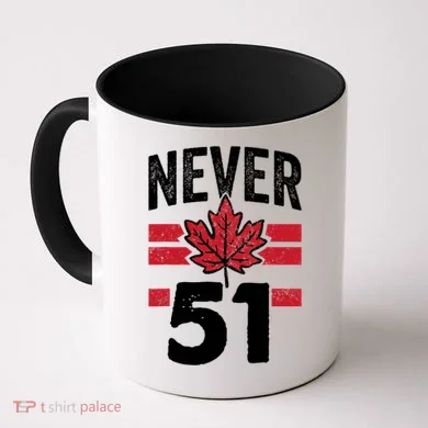 Never 51st State Canada Coffee Mug
