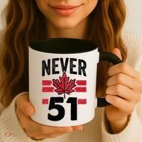 Never 51st State Canada Coffee Mug thumb 3