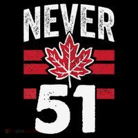 Never 51st State Canada Ornament thumb 1