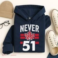 Never 51st State Canada Hoodie thumb 4