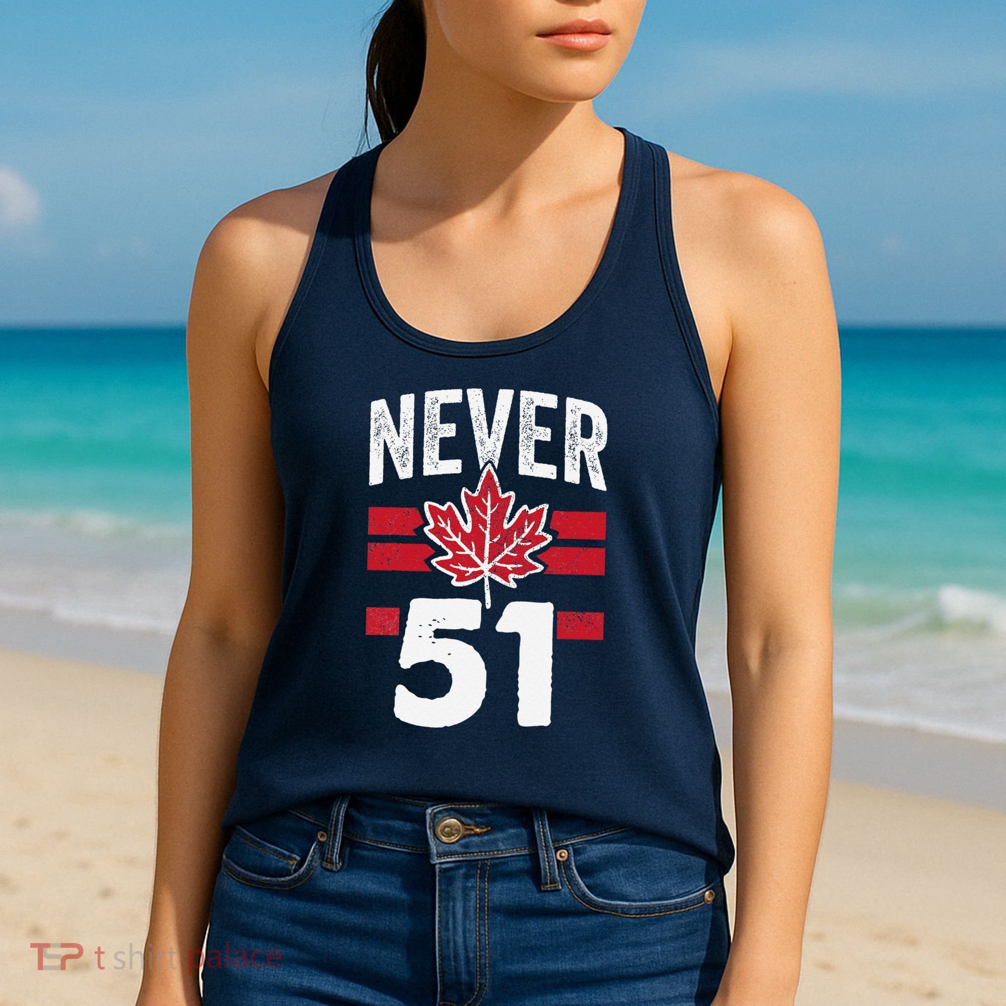 Never 51st State Canada Women's Tank Top