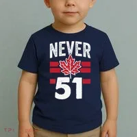 Never 51st State Canada Toddler T-Shirt thumb 2