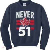 Never 51st State Canada Kids Sweatshirt thumb 0