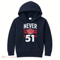 Never 51st State Canada Kids Hoodie thumb 0