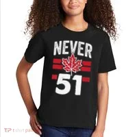 Never 51st State Canada Kids T-Shirt thumb 2