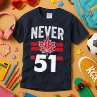 Never 51st State Canada Kids T-Shirt thumb 3