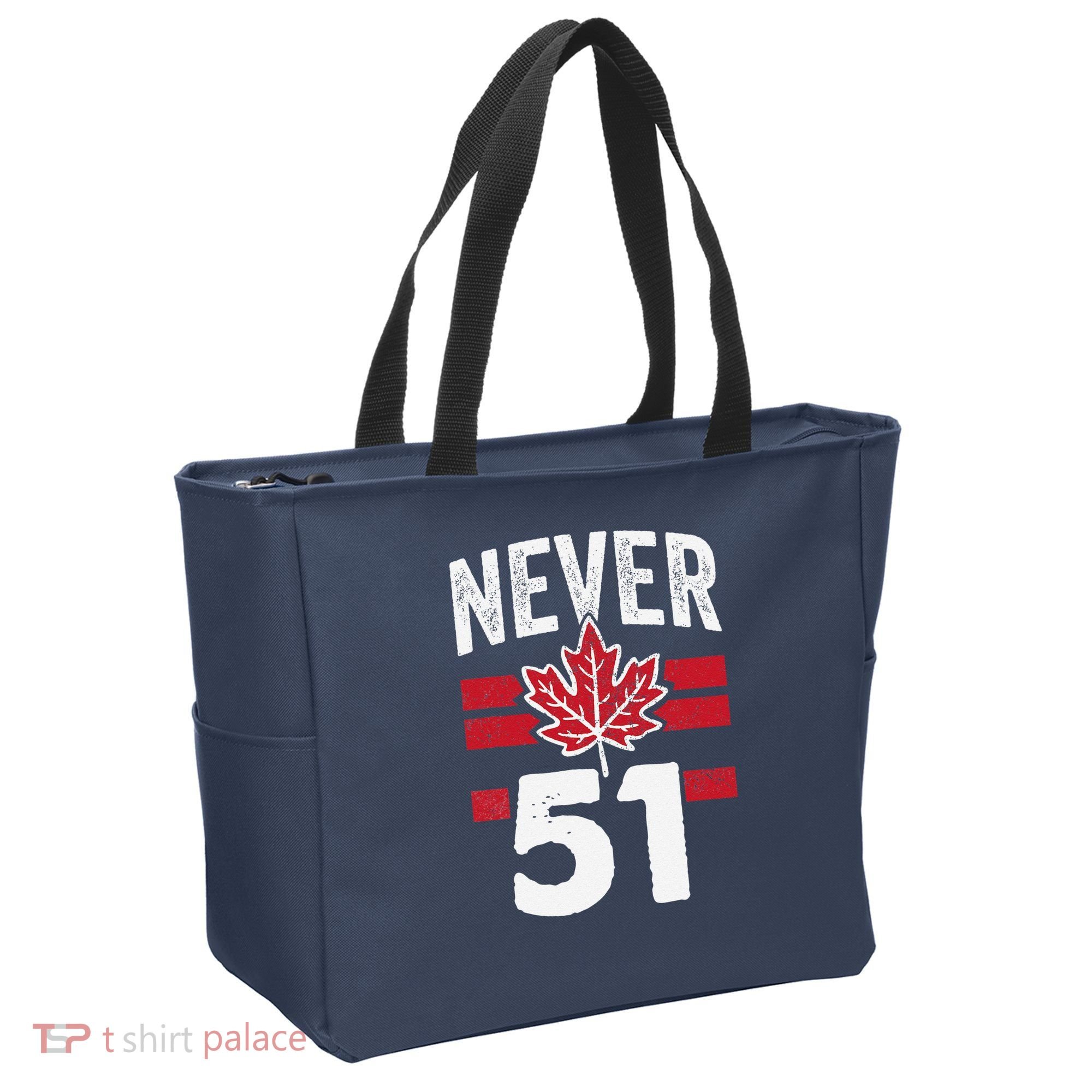 Never 51st State Canada Tote Bag