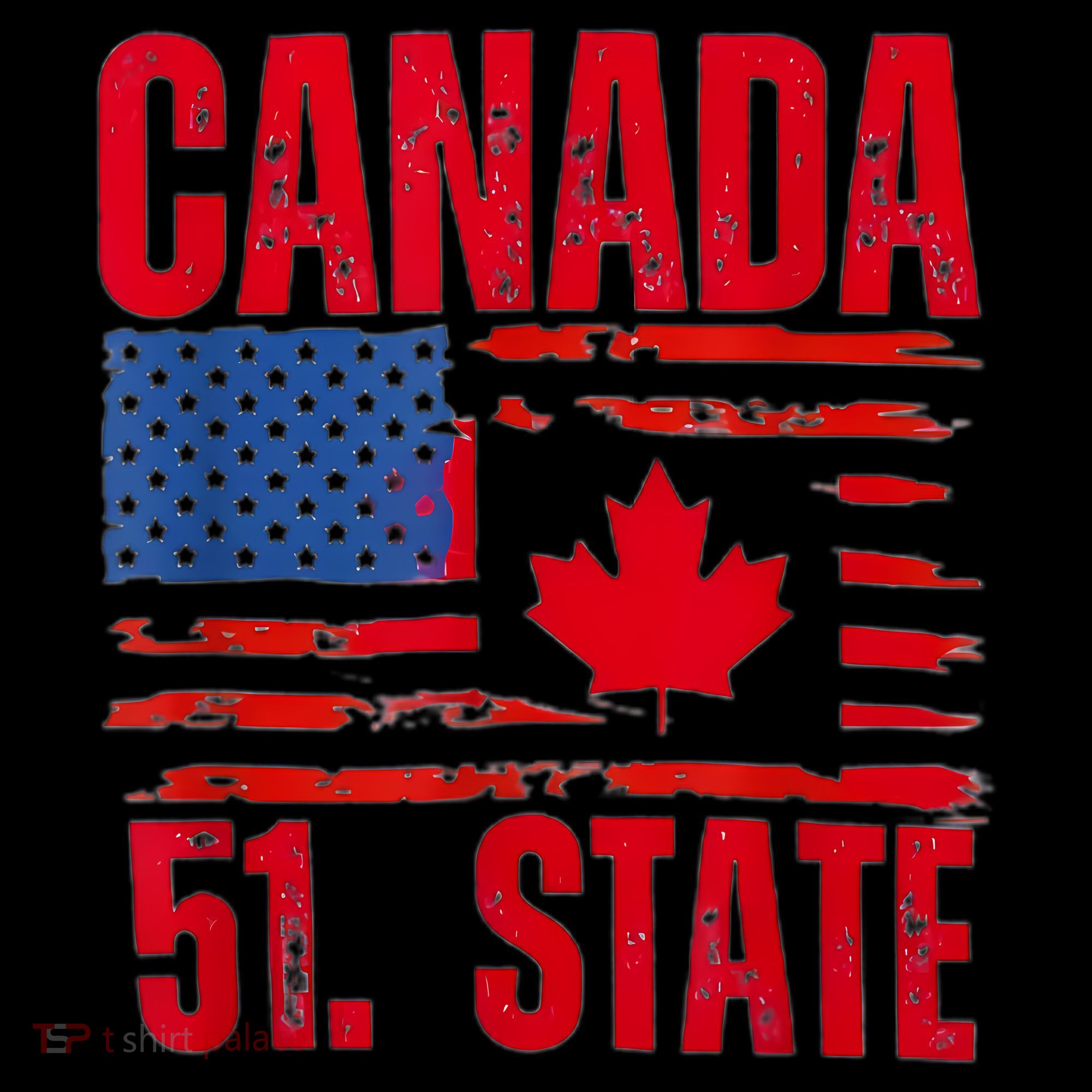 Never 51st State Canada Flag Backpack