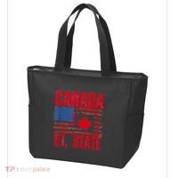 Never 51st State Canada Flag Tote Bag thumb 3