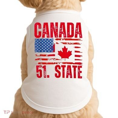Never 51st State Canada Flag Doggie Tank
